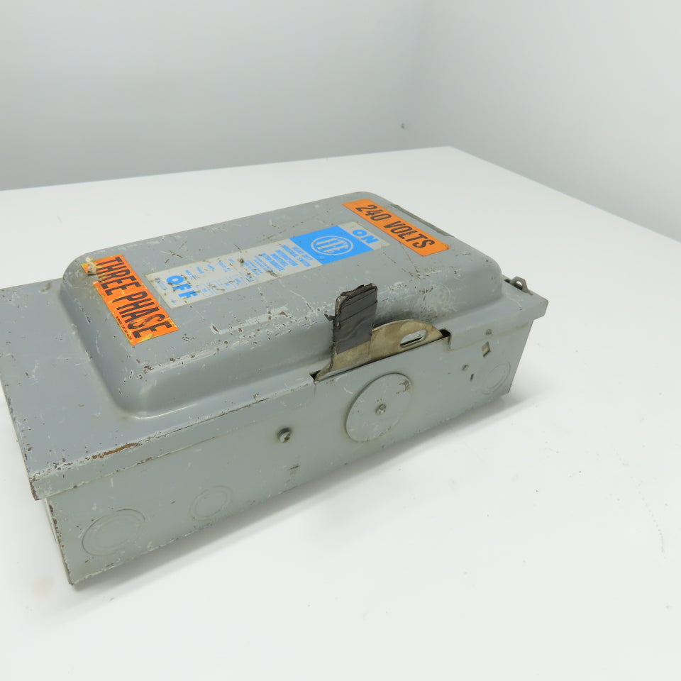 ITE FK361 30A Fusible Safety Disconnect Switch 600V 3Ph
