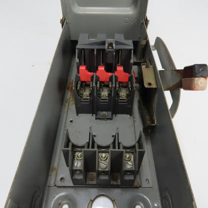 Square D 30A Fusible Safety Disconnect Switch 600V 3Ph