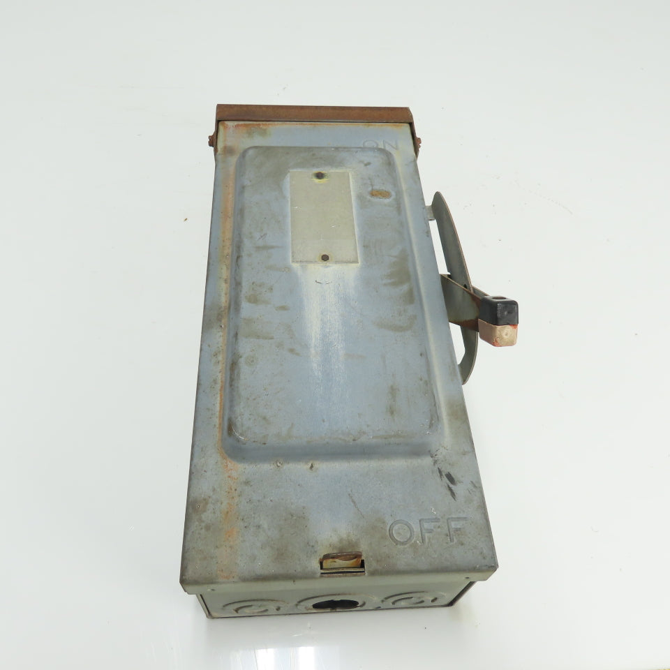 Square D 30A Fusible Safety Disconnect Switch 600V 3Ph