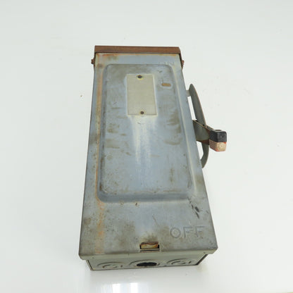 Square D 30A Fusible Safety Disconnect Switch 600V 3Ph