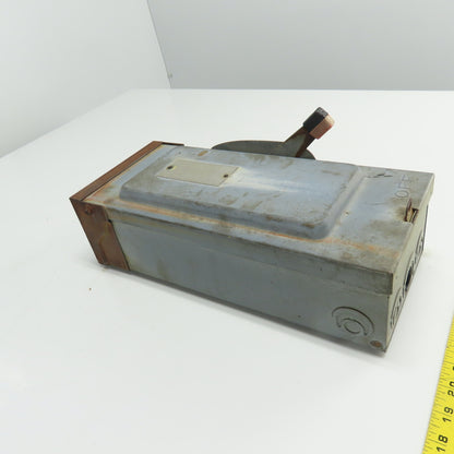 Square D 30A Fusible Safety Disconnect Switch 600V 3Ph
