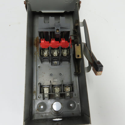 Square D 30A Fusible Safety Disconnect Switch 600V 3Ph