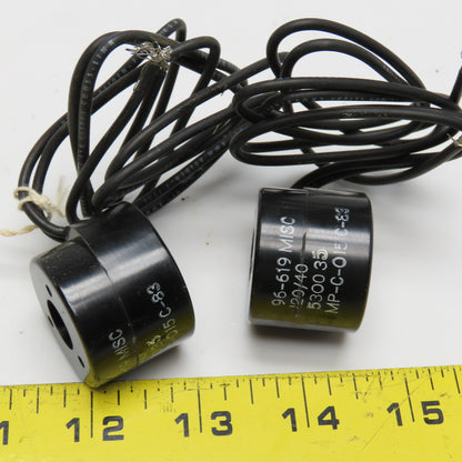 ASCO 96-619 120V 40Hz Solenoid Coil Lot Of 2