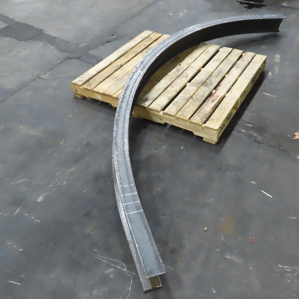 6 x 12.5# Standard I-Beam 90° Curved 72" Radius Profile