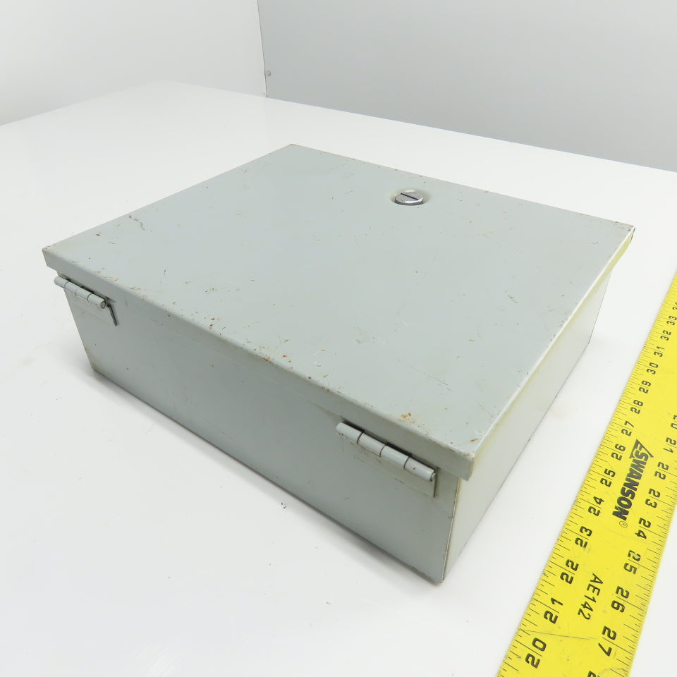 Hoffman A-12N104 12"x 10"x 4" Electrical Enclosure Type 1 Wall Mount