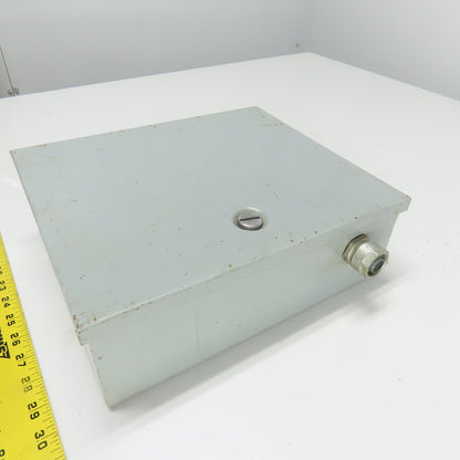 Hoffman A-12N104 12"x 10"x 4" Electrical Enclosure Type 1 Wall Mount