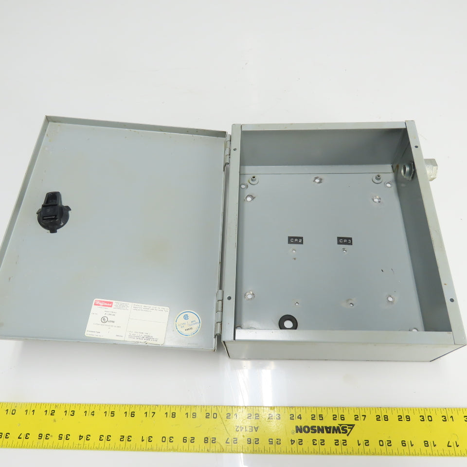 Hoffman A-12N104 12"x 10"x 4" Electrical Enclosure Type 1 Wall Mount
