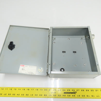 Hoffman A-12N104 12"x 10"x 4" Electrical Enclosure Type 1 Wall Mount