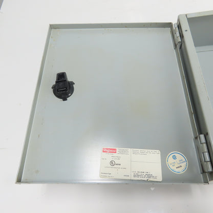 Hoffman A-12N104 12"x 10"x 4" Electrical Enclosure Type 1 Wall Mount
