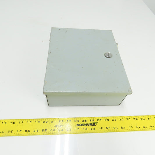 Hoffman A-12N104 12"x 10"x 4" Electrical Enclosure Type 1 Wall Mount