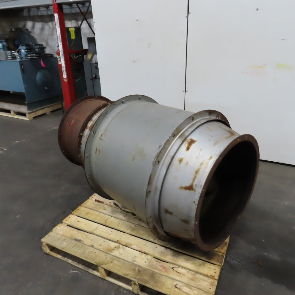 30" Belt Drive 5HP Spray Booth Exhaust Blower Axial Fan 230/460V 3PH Tested