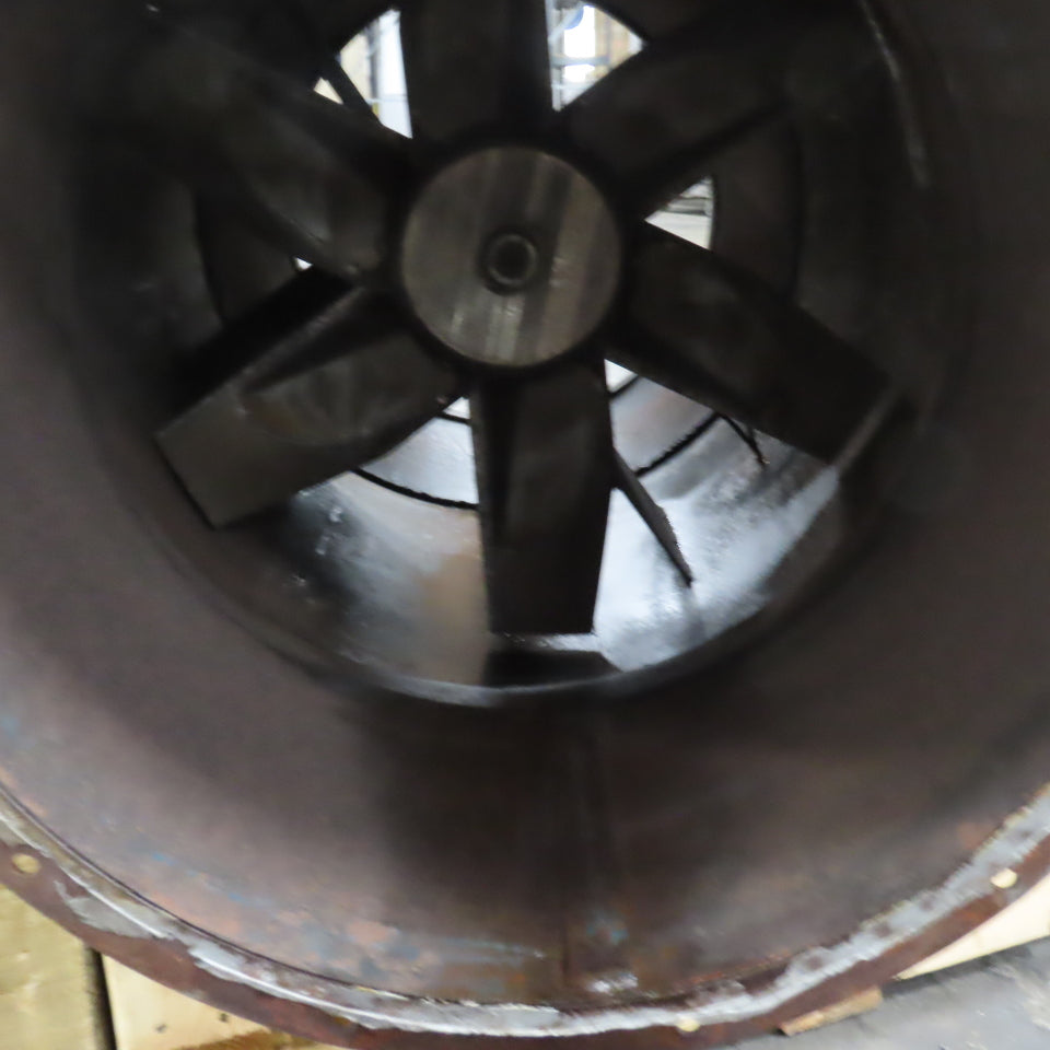 30" Belt Drive 5HP Spray Booth Exhaust Blower Axial Fan 230/460V 3PH Tested