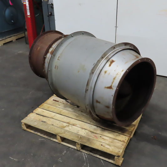 30" Belt Drive 5HP Spray Booth Exhaust Blower Axial Fan 230/460V 3PH Tested