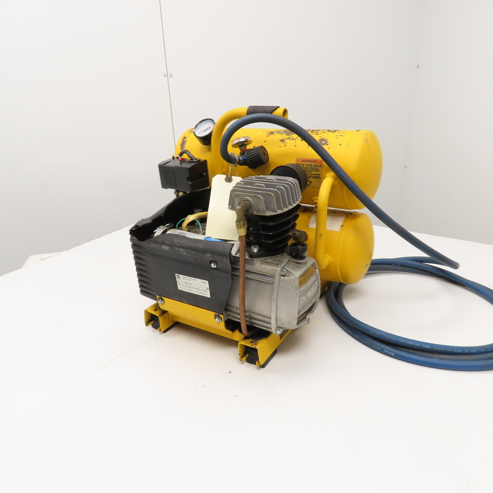 DEWALT D55153 Electric 4 Gallon Twin Stack Compressor 120V Tested