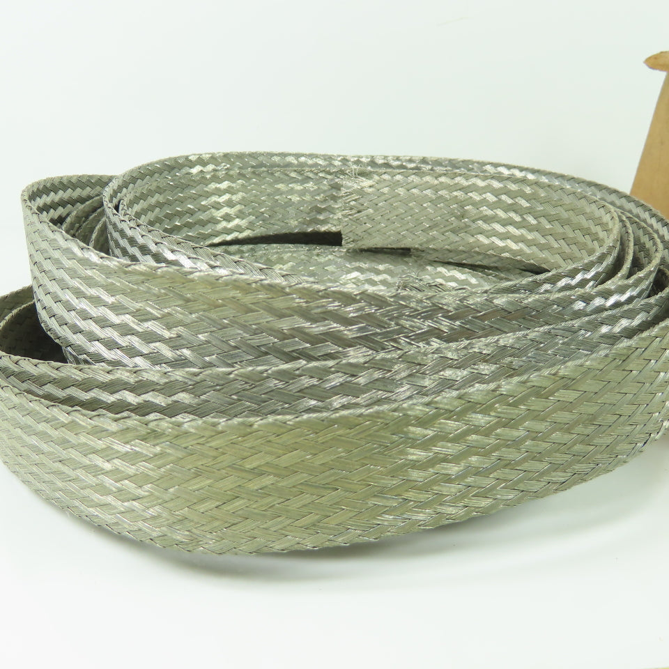 Raychem HV-BRAID-4-1520 Tinted Copper Braid Solder Blocked 4AWG 2.5LBS