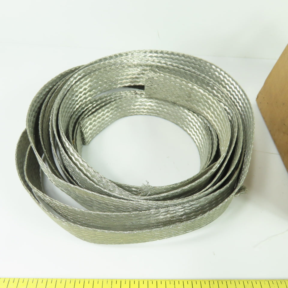 Raychem HV-BRAID-4-1520 Tinted Copper Braid Solder Blocked 4AWG 2.5LBS
