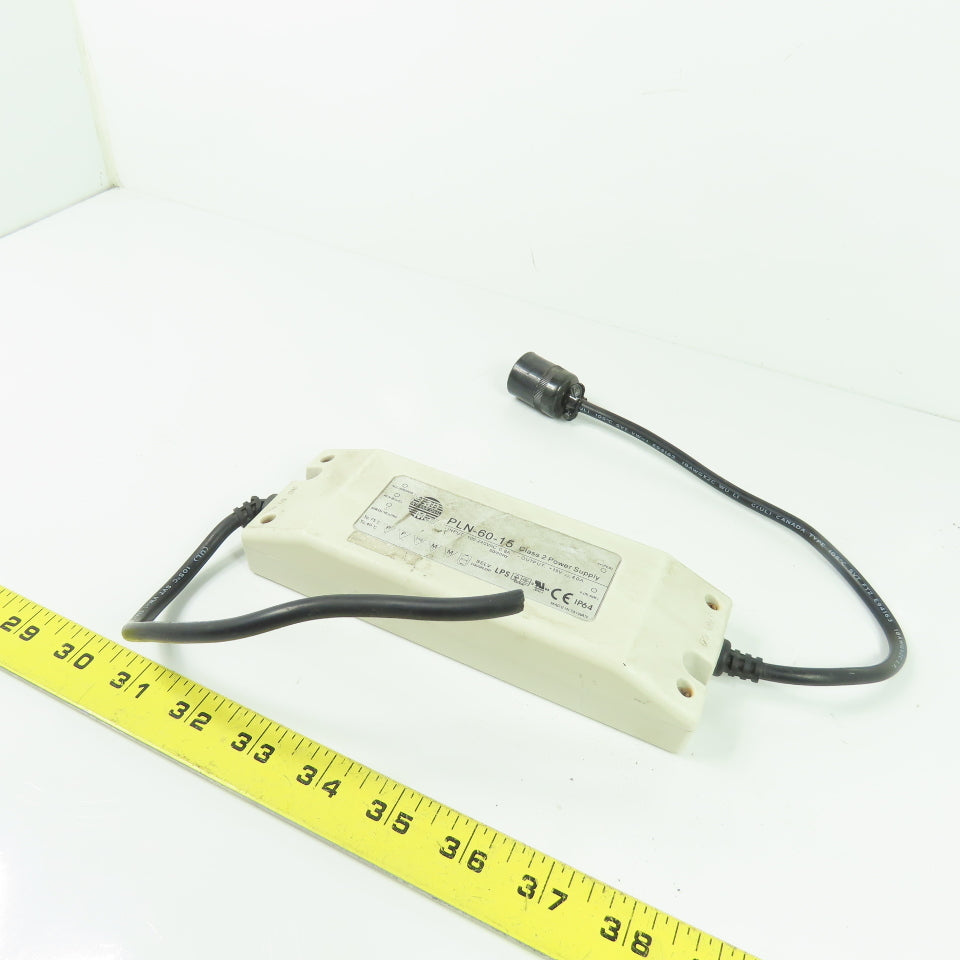 Fran Mar PLN-60-15 Class 2 Power Supply 100-240VAC Input 15V Output