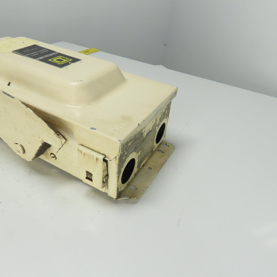Square D HU363A 100A Non Fusible Heavy Duty Safety Disconnect Switch 600VAC