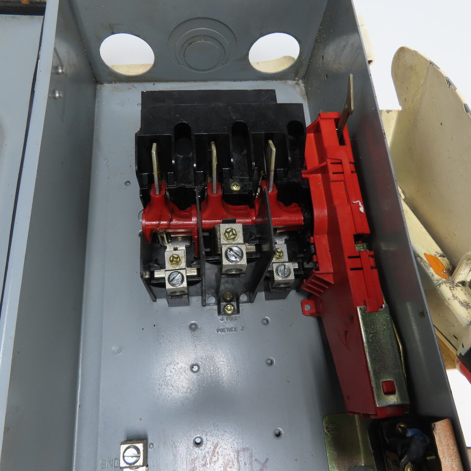 Square D HU363A 100A Non Fusible Heavy Duty Safety Disconnect Switch 600VAC