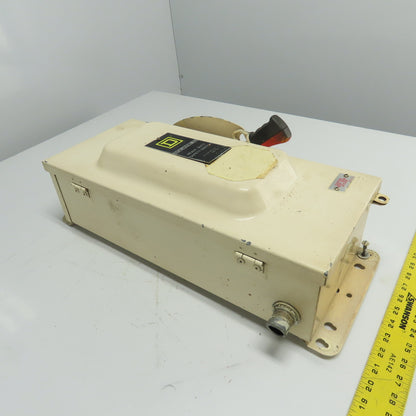 Square D HU363A 100A Non Fusible Heavy Duty Safety Disconnect Switch 600VAC