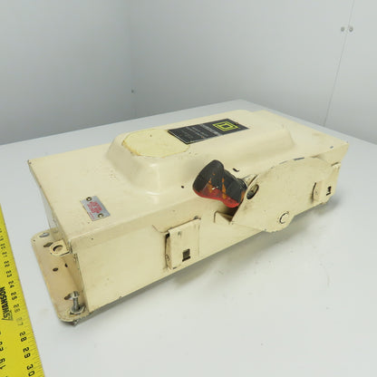 Square D HU363A 100A Non Fusible Heavy Duty Safety Disconnect Switch 600VAC