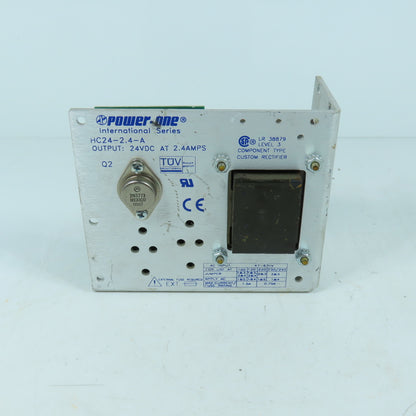 POWER-ONE HC24-2.4-A 24VDC 2.4A Output Power Supply Rectifier 100-240V Input