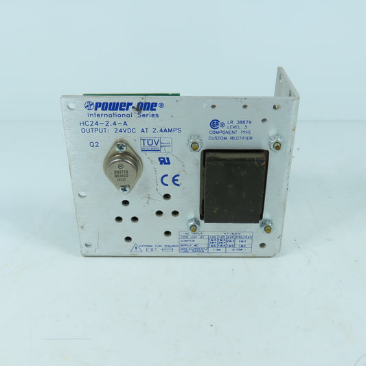 POWER-ONE HC24-2.4-A 24VDC 2.4A Output Power Supply Rectifier 100-240V Input