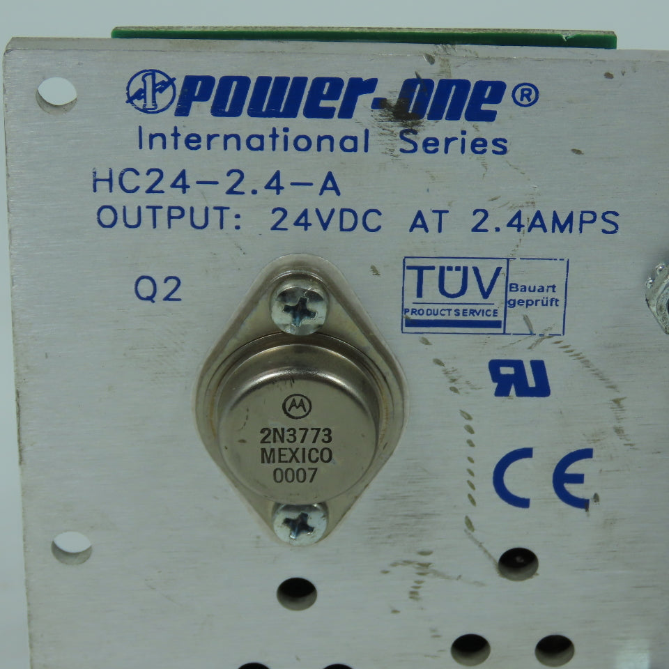 POWER-ONE HC24-2.4-A 24VDC 2.4A Output Power Supply Rectifier 100-240V Input