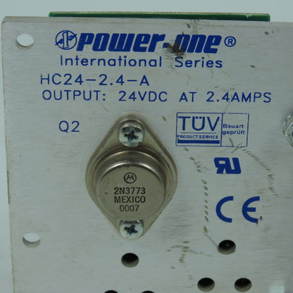POWER-ONE HC24-2.4-A 24VDC 2.4A Output Power Supply Rectifier 100-240V Input