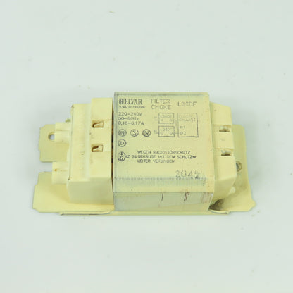 Helvar L36DF Filter Choke 220-240V 50-60Hz 0.18-0.17A