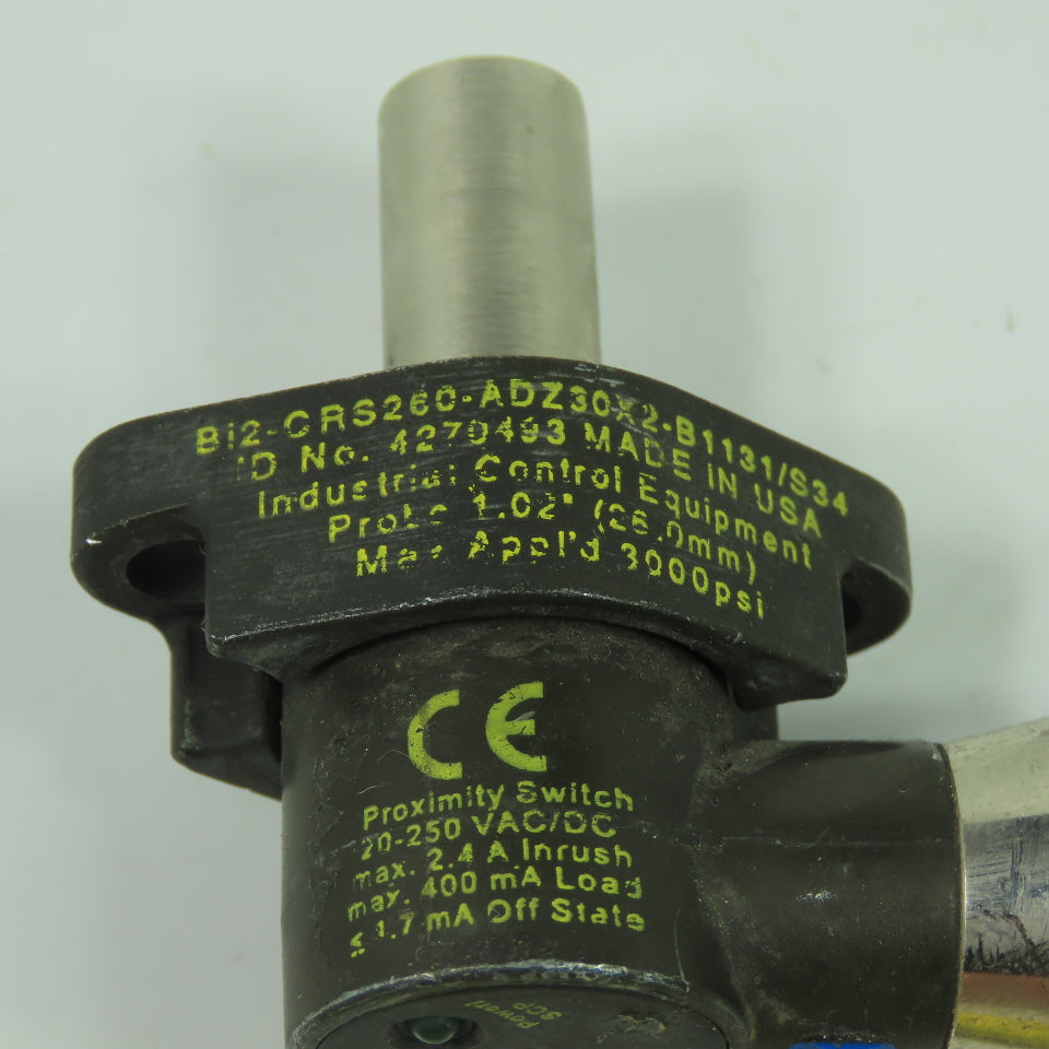 Turck Bi2-CRS260-ADZ30X2-B1131/S34 Proximity Switch Sensor 20-250VAC 3000PSI