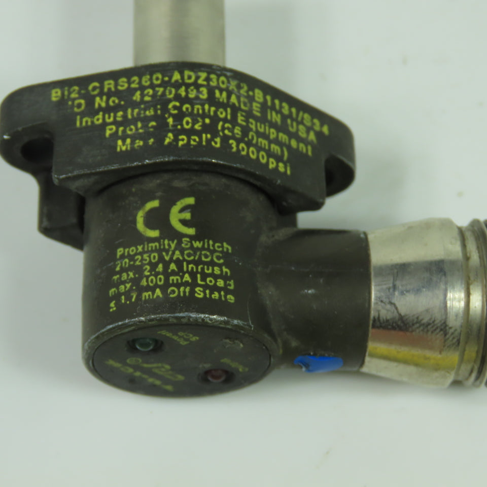 Turck Bi2-CRS260-ADZ30X2-B1131/S34 Proximity Switch Sensor 20-250VAC 3000PSI