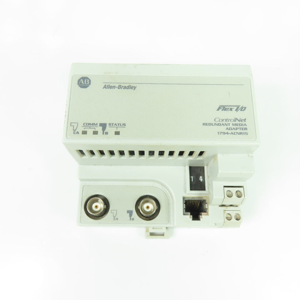 Allen Bradley 1794-ACNR15 Ser C F/W 4.1 Flex I/O Redundant Media Adapter 24VDC