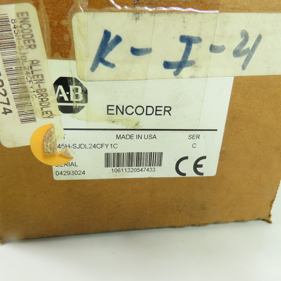 Allen Bradley 845H-SJDL24CFY1C Ser C Incremental Encoder 8-24VDC