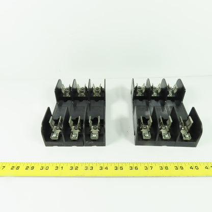 Gould Shawmut 60328R 600V 30A 3-Pole Fuse Holder Lot Of 2