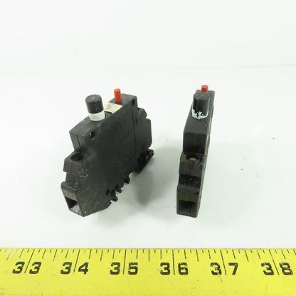 Allen Bradley 1492-GH010 Ser B Din Rail Mount Circuit Breaker 250VAC 65VDC Lot/2