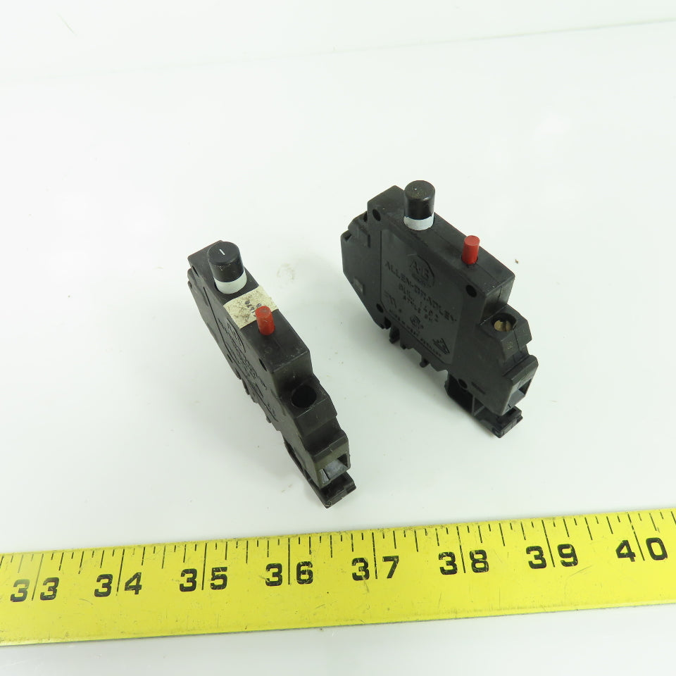 Allen Bradley 1492-GH010 Ser B Din Rail Mount Circuit Breaker 250VAC 65VDC Lot/2