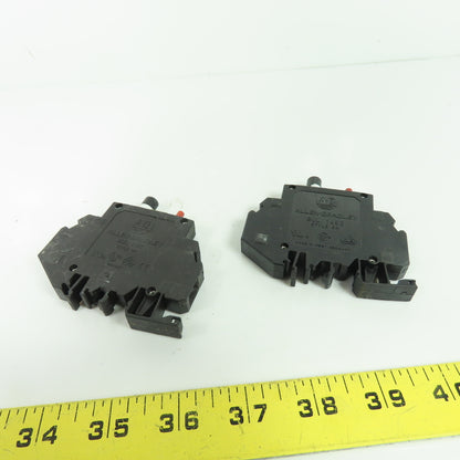 Allen Bradley 1492-GH010 Ser B Din Rail Mount Circuit Breaker 250VAC 65VDC Lot/2
