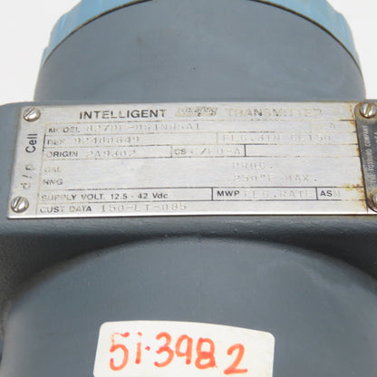 Foxboro 827DF-DS1NHSA 3" Stainless Steel Intelligent Pressure Transmitter