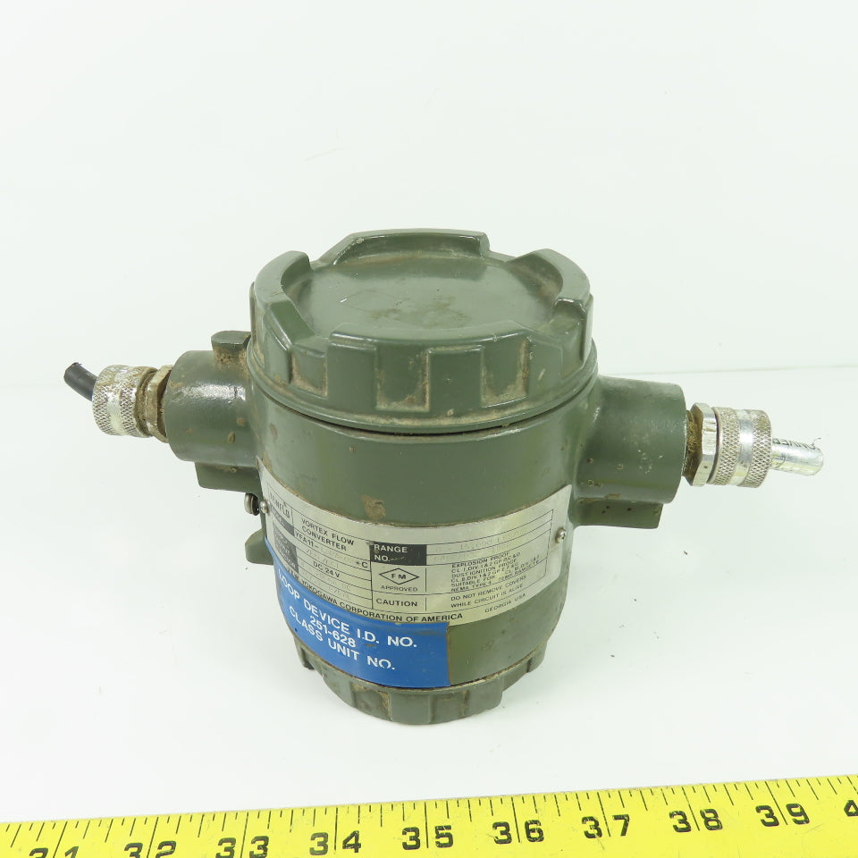 Yokogawa YFA11-LSPA-02*C Yewflo Vortex Flow Converter 24VDC 257.5 P/Gal