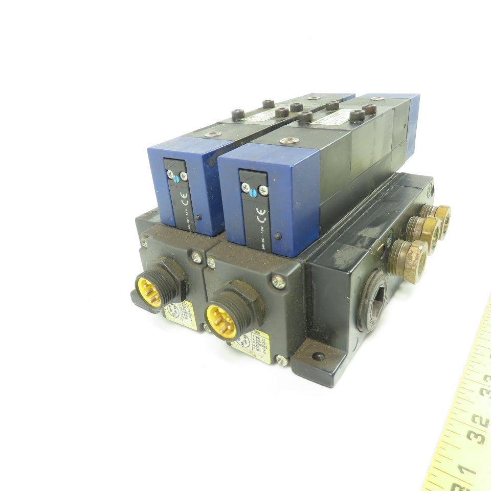 Parker H1665BG9B9000FB Solenoid Valve Assembly 145PSI 24VDC