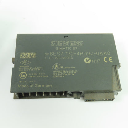 Siemens 6ES7 132-4BD30-0AA0 Simatic S7 Output Module 24VDC 2A Lot Of 4