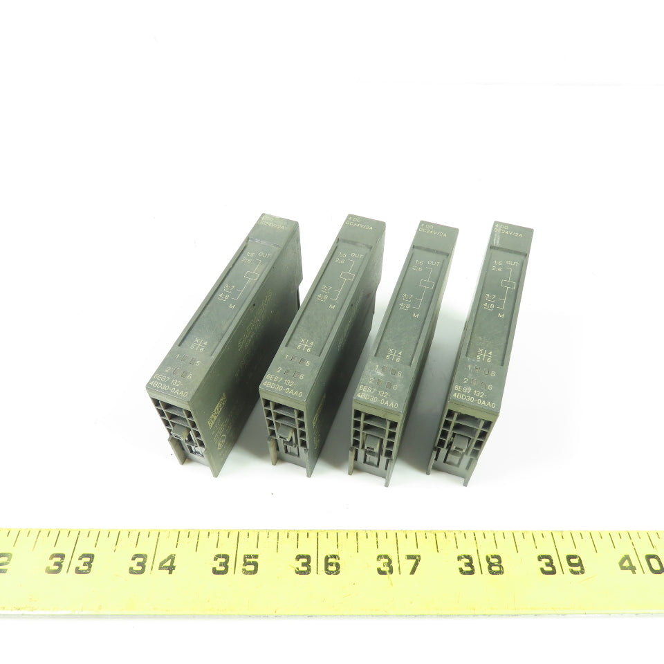 Siemens 6ES7 132-4BD30-0AA0 Simatic S7 Output Module 24VDC 2A Lot Of 4