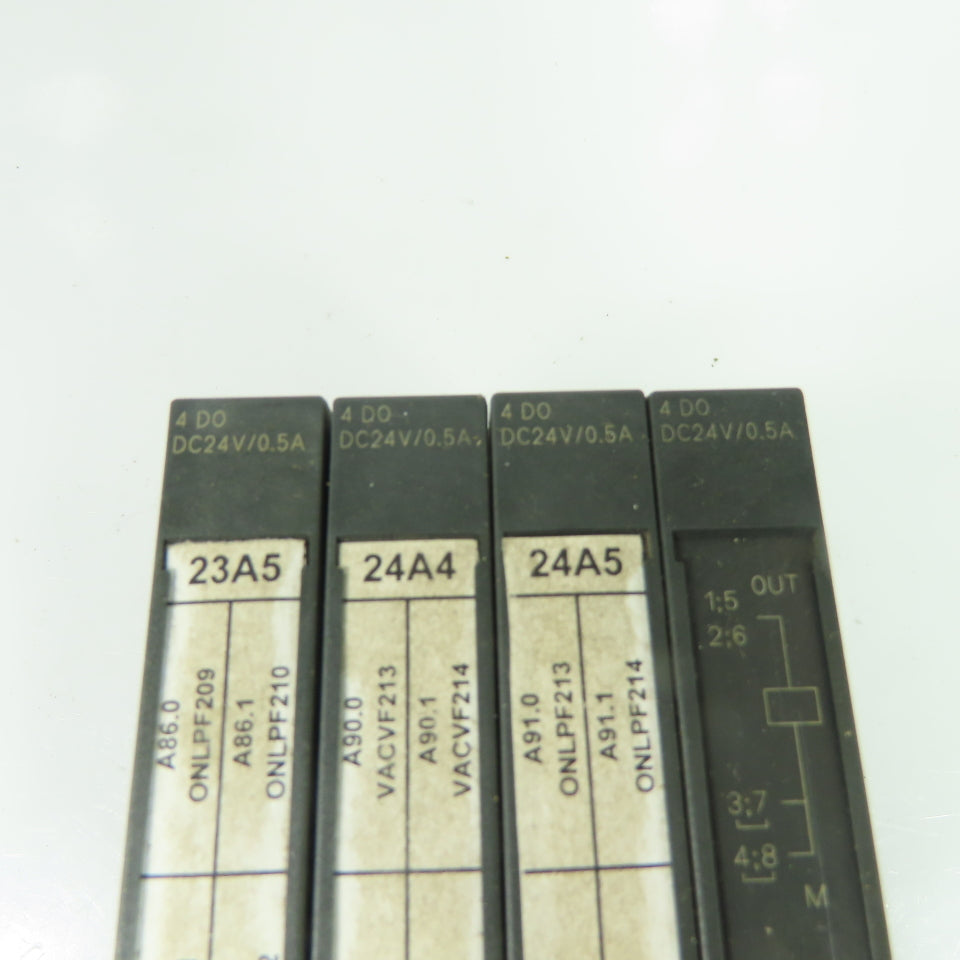 Siemens 6ES7 132-4BD02-0AA0 Simatic S7 Output Module 24VDC 0.5A Lot Of 4