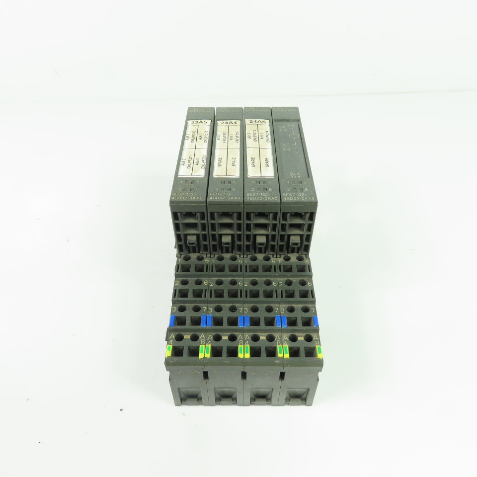 Siemens 6ES7 132-4BD02-0AA0 Simatic S7 Output Module 24VDC 0.5A Lot Of 4