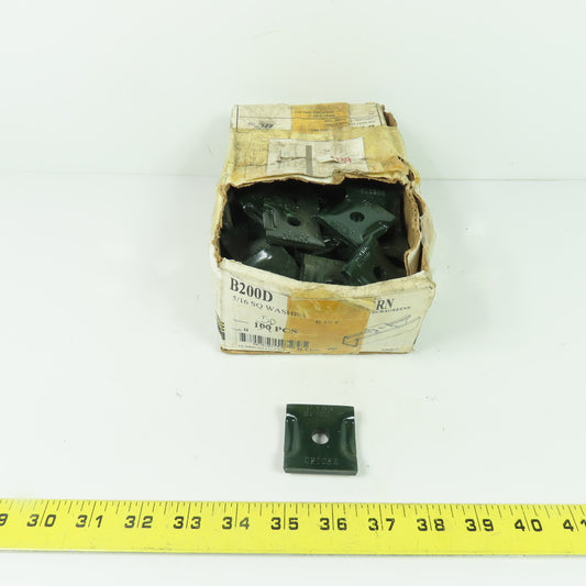 B-Line B200D 5/16" Square Washer Indented Lot Of 50