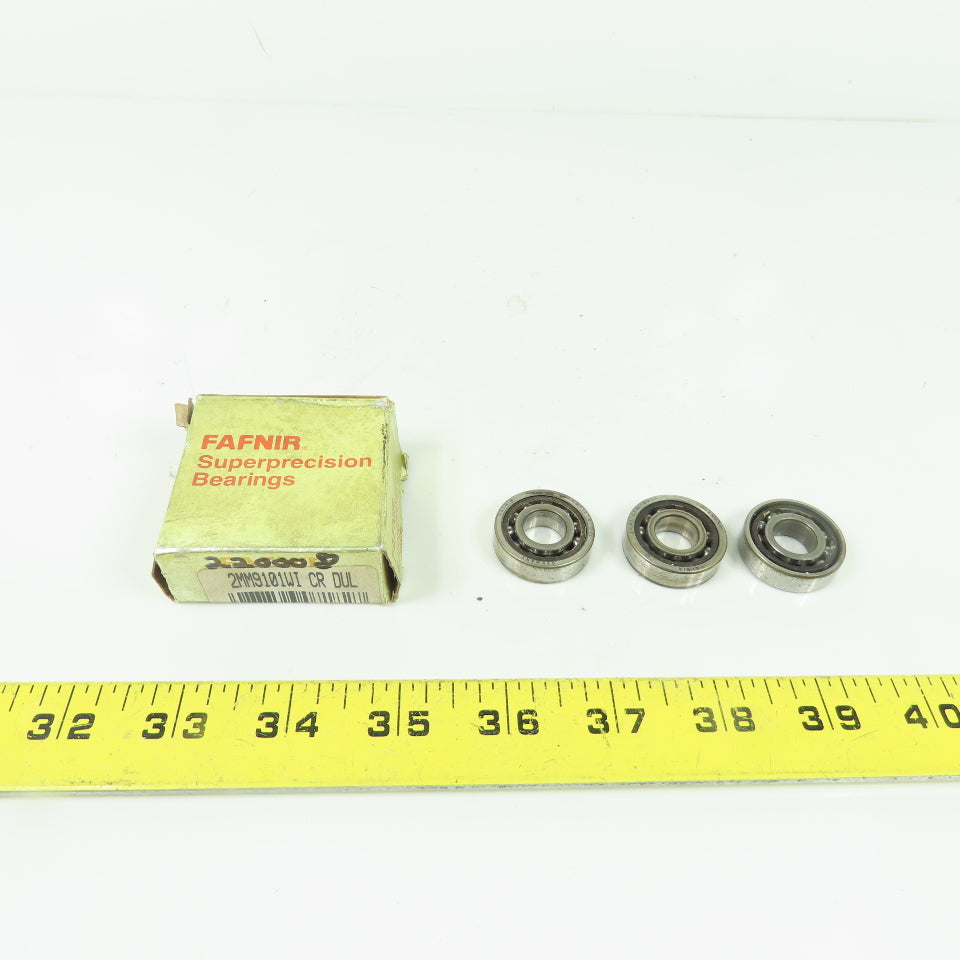 Fafnir 2MM9101WI CR DUL 28mm ODx 12mm IDx 8mm W Superprecision Bearing Lot Of 3