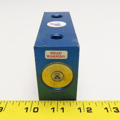 Aladco Nu-Check 313801 Air Piloted Override Pneumatic Check Valve 3/8" NPT