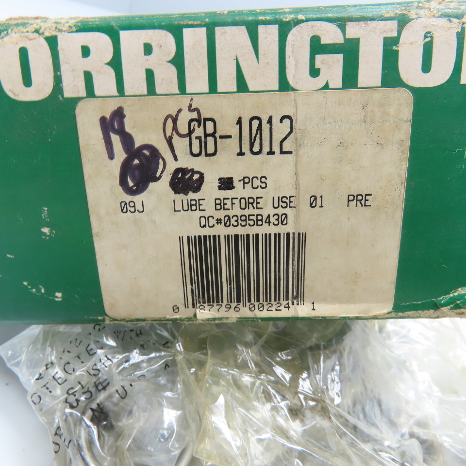 Torrington GB-1012 Needle Roller Bearings 3/4" x 1" OD x 3/4" Wide Lot Of 18