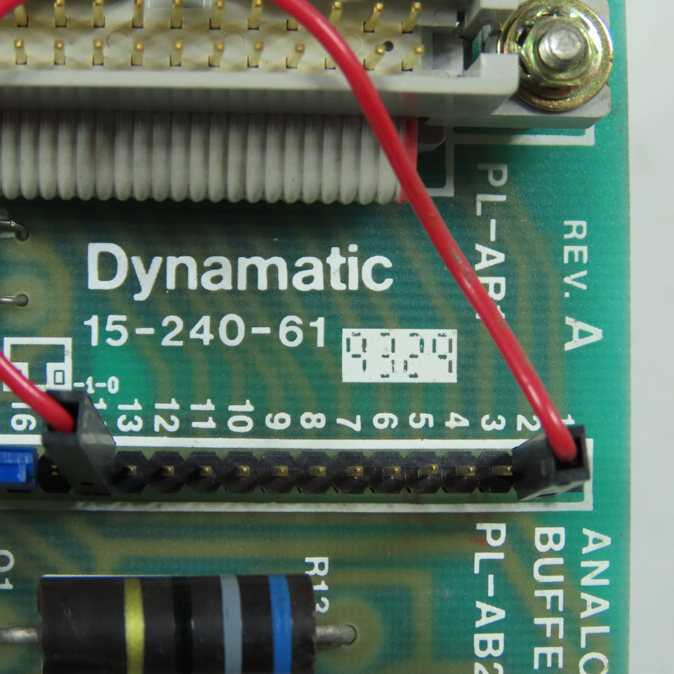 Dynamatic 15-240-61 Analog Signal Buffer Board PCB PL-AB2 Rev A